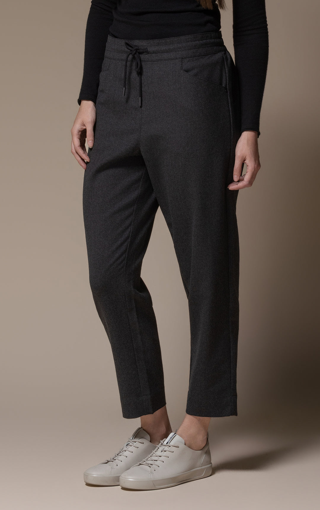 WOOL FLANNEL JOGGER