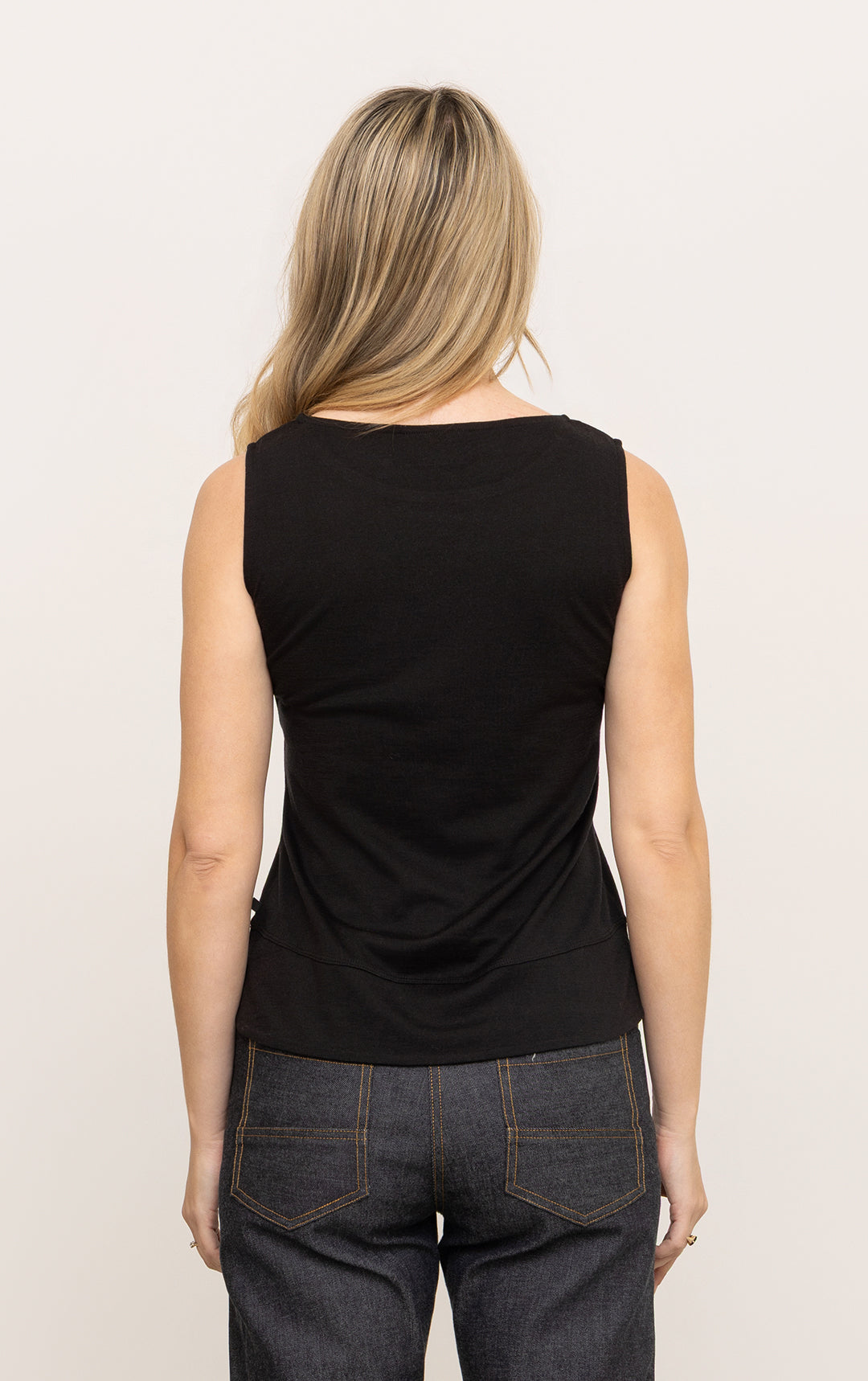 180GSM MERINO BOATNECK TANK