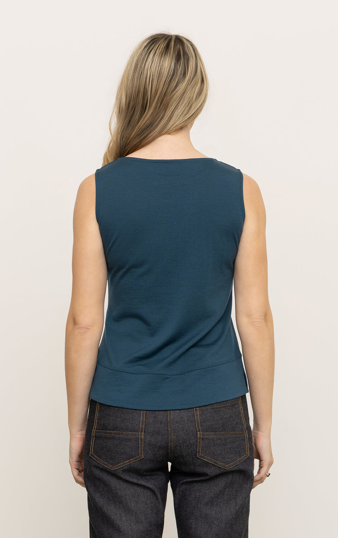 180GSM MERINO BOATNECK TANK