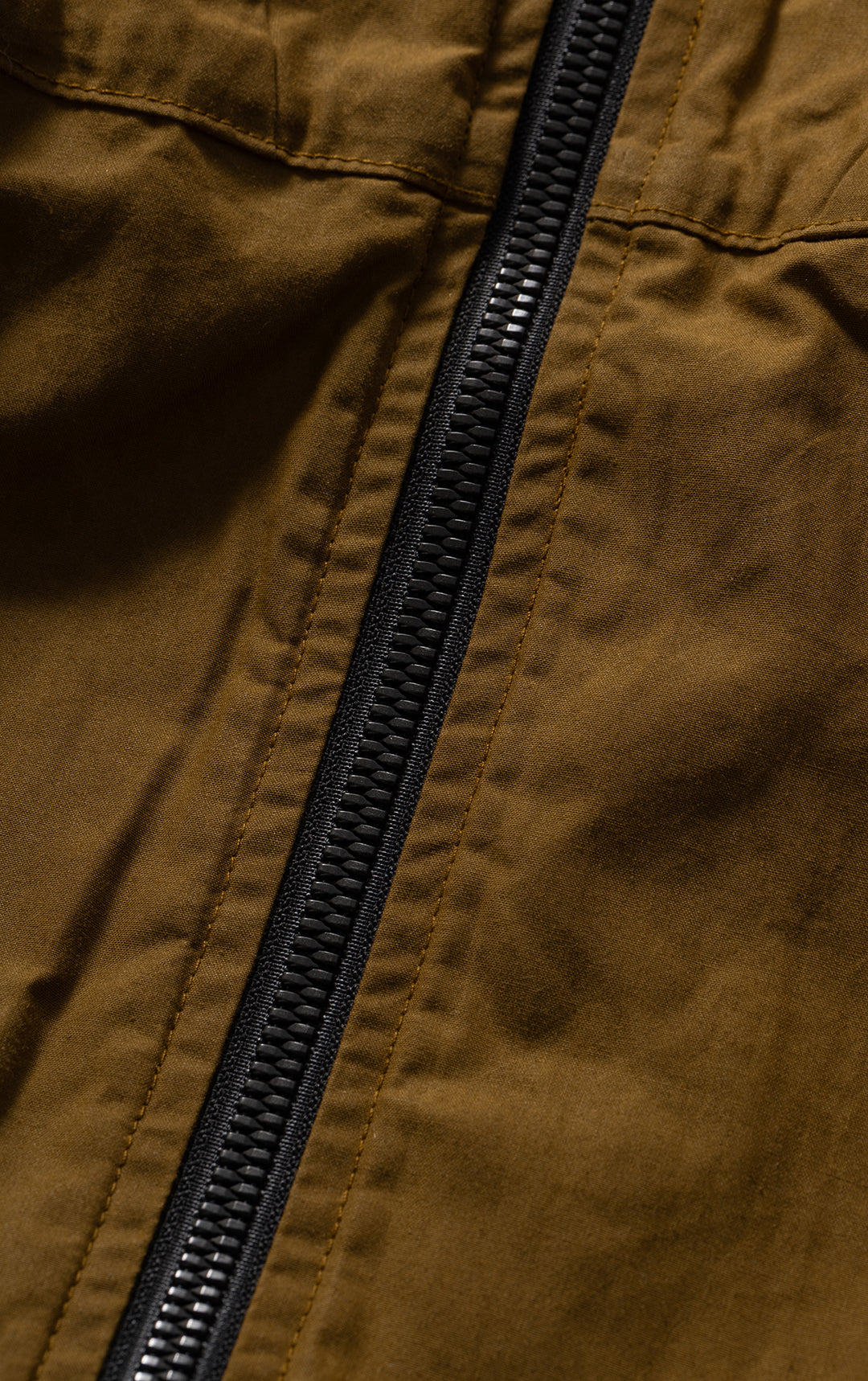 WAXED COTTON HOODED JACKET