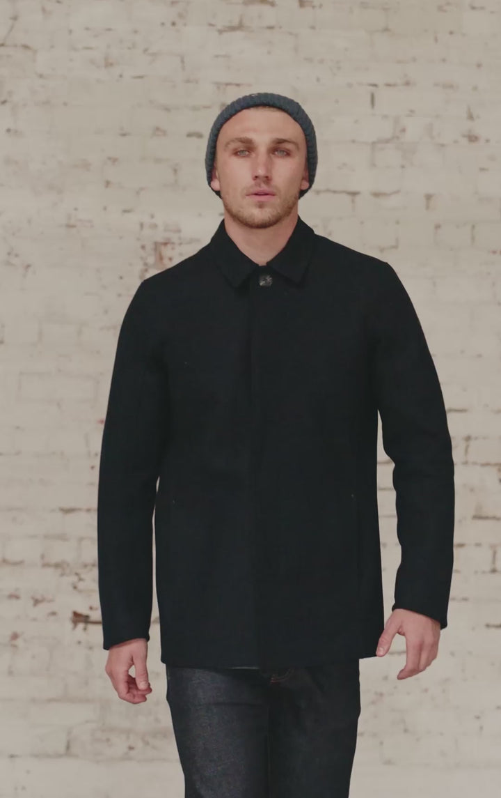 PERFORMANCE WOOL CAR COAT - CLEARANCE
