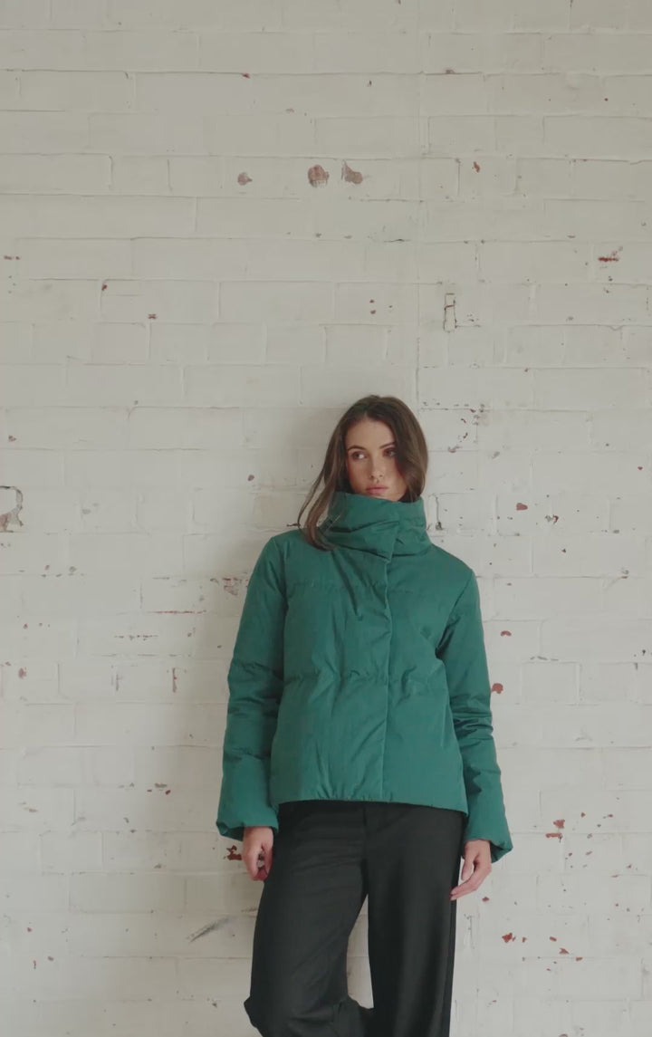 HIGH COLLAR DOWN JACKET