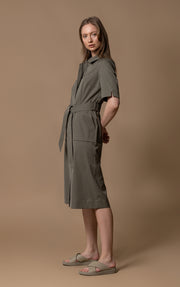 PERFORMANCE TWILL SHIRT DRESS - CLEARANCE