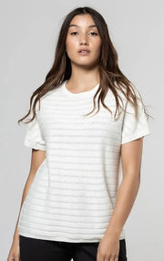 14GG COTTON/LINEN STRIPE TEE - CLEARANCE Alchemy Equipment