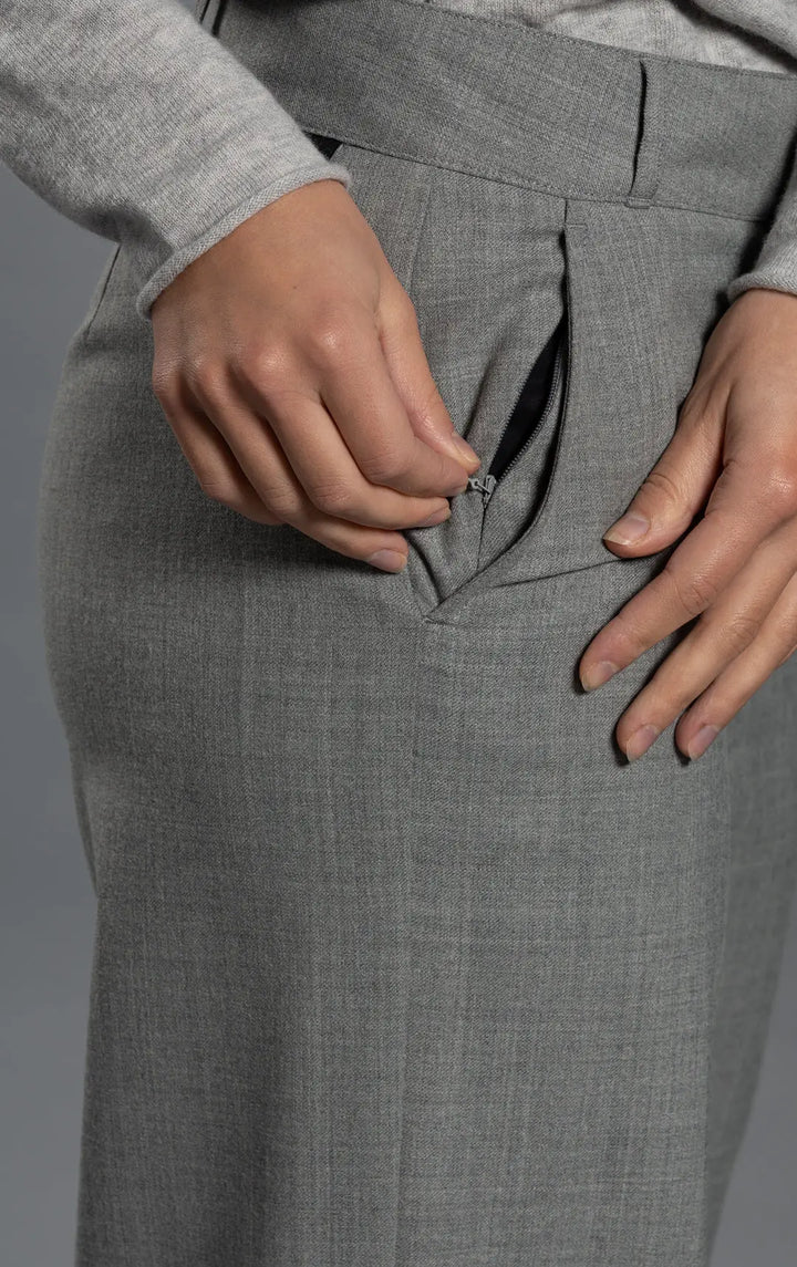 WOOL FLANNEL WIDE LEG TROUSER Alchemy Equipment