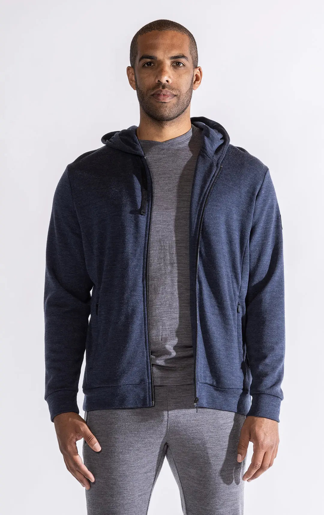 320GSM MERINO ZIPPED HOODY - Alchemy Equipment NZ