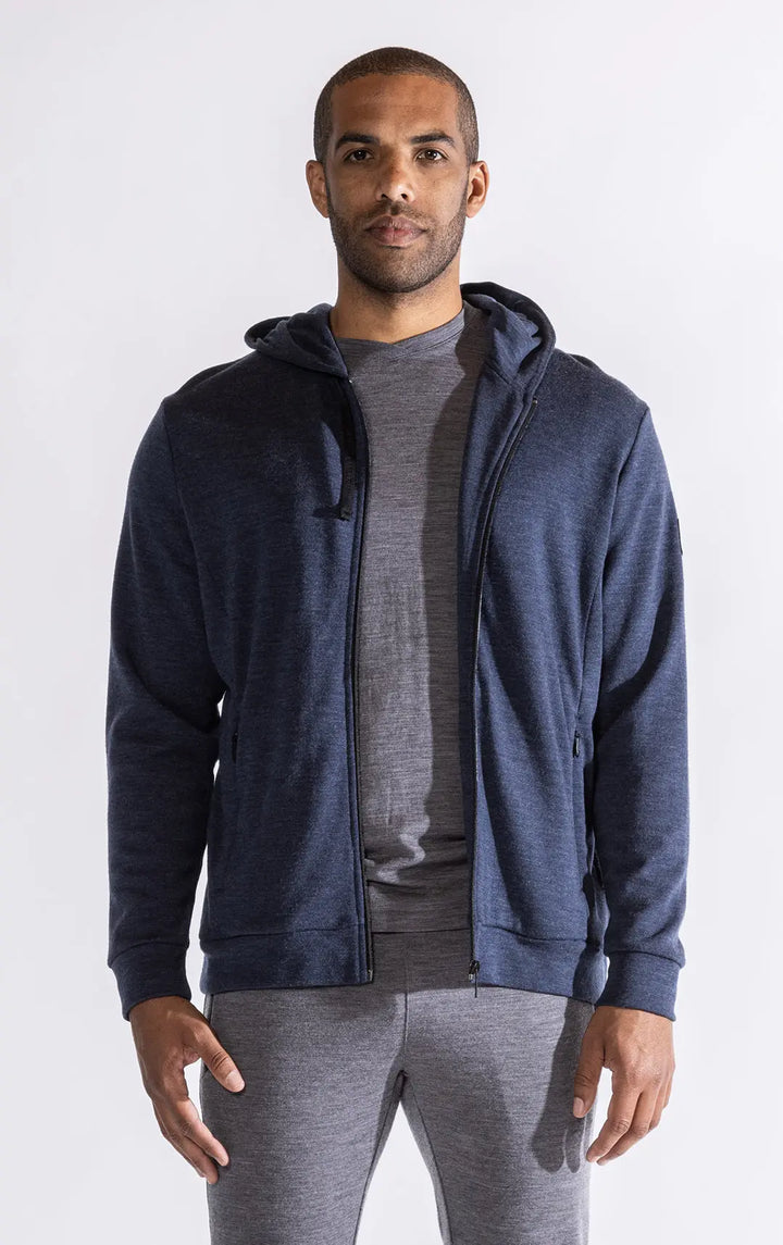 320GSM MERINO ZIPPED HOODY - Alchemy Equipment NZ