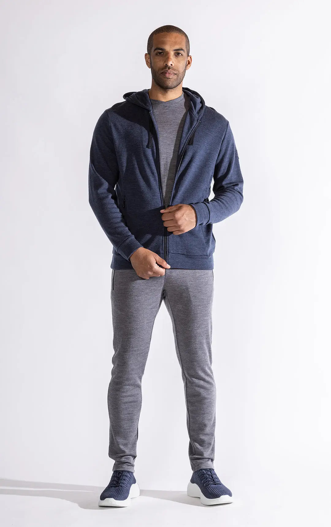 320GSM MERINO ZIPPED HOODY - Alchemy Equipment NZ