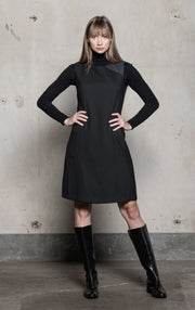 WOOL BLEND CONTRAST DRESS - CLEARANCE Alchemy Equipment