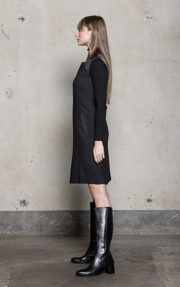 WOOL BLEND CONTRAST DRESS - CLEARANCE Alchemy Equipment